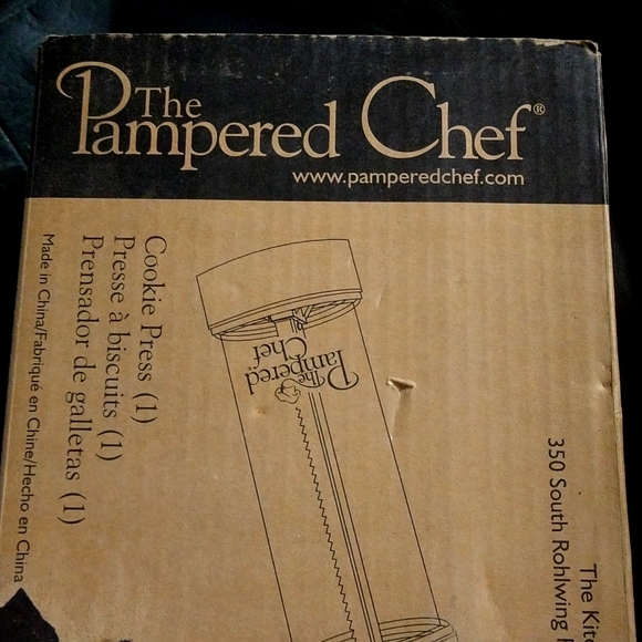 The Pampered Chef Kitchen Vintage The Pampered Chef Cookie Press With Box Poshmark